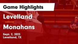 Levelland  vs Monahans  Game Highlights - Sept. 2, 2023