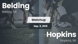Matchup: Belding  vs. Hopkins  2016