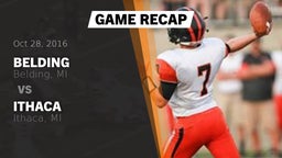 Recap: Belding  vs. Ithaca  2016