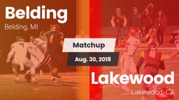 Matchup: Belding  vs. Lakewood  2018