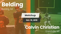 Matchup: Belding  vs. Calvin Christian  2018