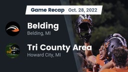 Recap: Belding  vs. Tri County Area  2022