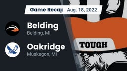 Recap: Belding  vs. Oakridge  2022