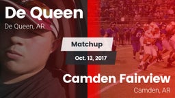 Matchup: De Queen  vs. Camden Fairview  2017