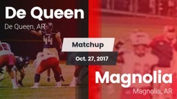 Matchup: De Queen  vs. Magnolia  2017