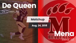Matchup: De Queen  vs. Mena  2018