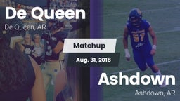 Matchup: De Queen  vs. Ashdown  2018