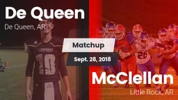 Matchup: De Queen  vs. McClellan  2018