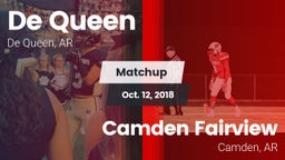 Matchup: De Queen  vs. Camden Fairview  2018