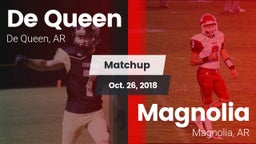 Matchup: De Queen  vs. Magnolia  2018