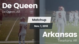 Matchup: De Queen  vs. Arkansas  2018