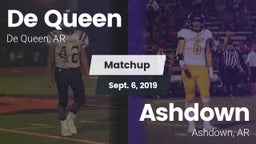 Matchup: De Queen  vs. Ashdown  2019