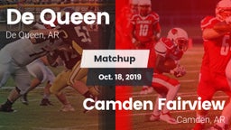 Matchup: De Queen  vs. Camden Fairview  2019