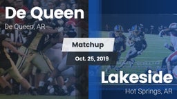 Matchup: De Queen  vs. Lakeside  2019
