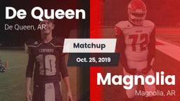 Matchup: De Queen  vs. Magnolia  2019