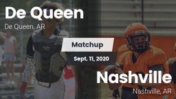 Matchup: De Queen  vs. Nashville  2020