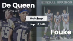 Matchup: De Queen  vs. Fouke  2020