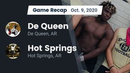 Recap: De Queen  vs. Hot Springs  2020