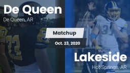Matchup: De Queen  vs. Lakeside  2020