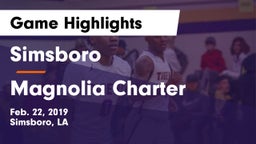 Simsboro  vs Magnolia Charter Game Highlights - Feb. 22, 2019