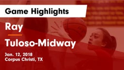 Ray  vs Tuloso-Midway  Game Highlights - Jan. 12, 2018