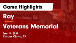 Ray  vs Veterans Memorial  Game Highlights - Jan. 5, 2019