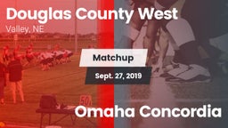 Matchup: Douglas County West vs. Omaha Concordia 2019