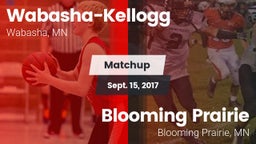 Matchup: Wabasha-Kellogg vs. Blooming Prairie  2017