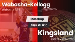 Matchup: Wabasha-Kellogg vs. Kingsland  2017