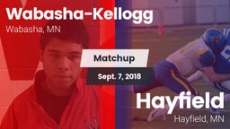 Matchup: Wabasha-Kellogg vs. Hayfield  2018