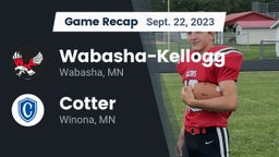 Recap: Wabasha-Kellogg  vs. Cotter  2023