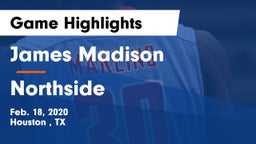 James Madison  vs Northside  Game Highlights - Feb. 18, 2020