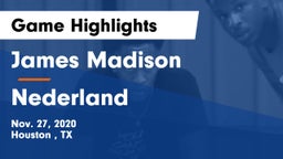 James Madison  vs Nederland  Game Highlights - Nov. 27, 2020