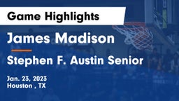 James Madison  vs Stephen F. Austin Senior  Game Highlights - Jan. 23, 2023