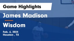 James Madison  vs Wisdom  Game Highlights - Feb. 6, 2024