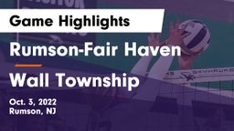 Rumson-Fair Haven  vs Wall Township  Game Highlights - Oct. 3, 2022