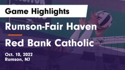 Rumson-Fair Haven  vs Red Bank Catholic  Game Highlights - Oct. 10, 2022