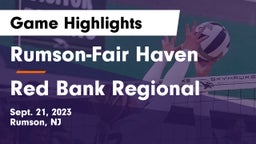 Rumson-Fair Haven  vs Red Bank Regional  Game Highlights - Sept. 21, 2023