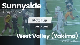 Matchup: Sunnyside High vs. West Valley  (Yakima) 2016