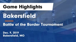 Bakersfield  vs Battle of the Border Tournament Game Highlights - Dec. 9, 2019
