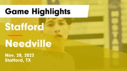 Stafford  vs Needville  Game Highlights - Nov. 28, 2023