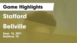 Stafford  vs Bellville Game Highlights - Sept. 14, 2021