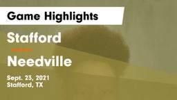 Stafford  vs Needville  Game Highlights - Sept. 23, 2021