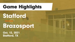 Stafford  vs Brazosport  Game Highlights - Oct. 12, 2021