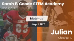 Matchup: Sarah E. Goode STEM  vs. Julian  2017