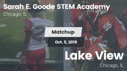 Matchup: Sarah E. Goode STEM  vs. Lake View  2019