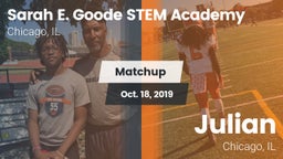 Matchup: Sarah E. Goode STEM  vs. Julian  2019