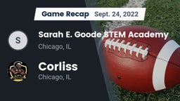 Recap: Sarah E. Goode STEM Academy  vs. Corliss  2022