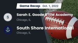 Recap: Sarah E. Goode STEM Academy  vs. South Shore International  2022