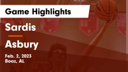 Sardis  vs Asbury Game Highlights - Feb. 2, 2023